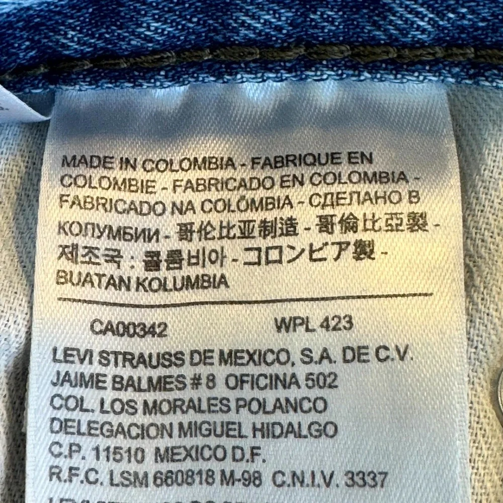 Levi's 559 Men's Jeans 34x30 Blue Denim Mid-Rise Straight Leg